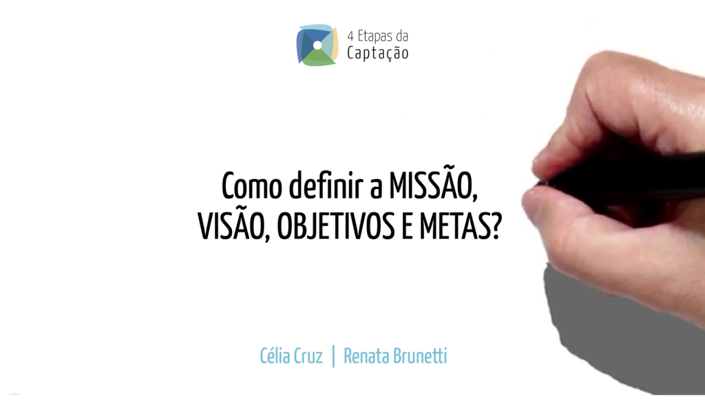 Como definir a MISSAO, VISAO, OBJETIVOS E METAS