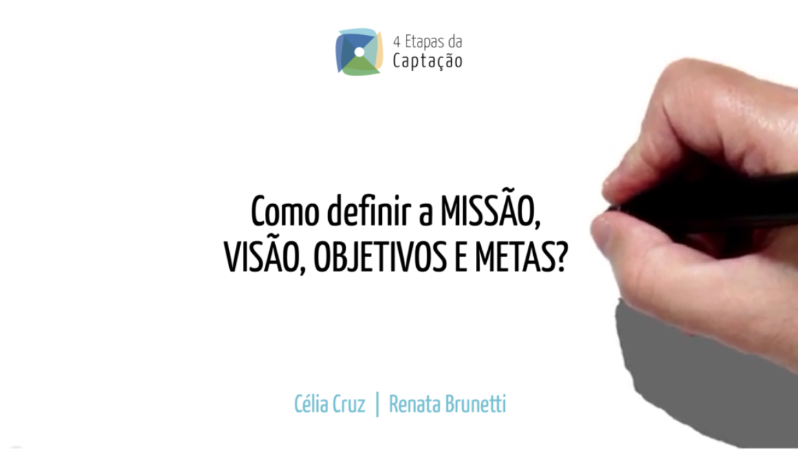 Como definir a MISSAO, VISAO, OBJETIVOS E METAS