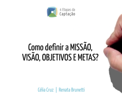 Como definir a MISSAO, VISAO, OBJETIVOS E METAS