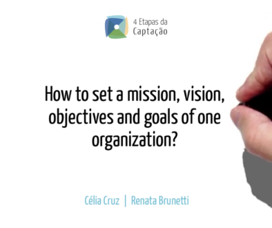 __How to set a mission, vision, objectives and goals of one organization